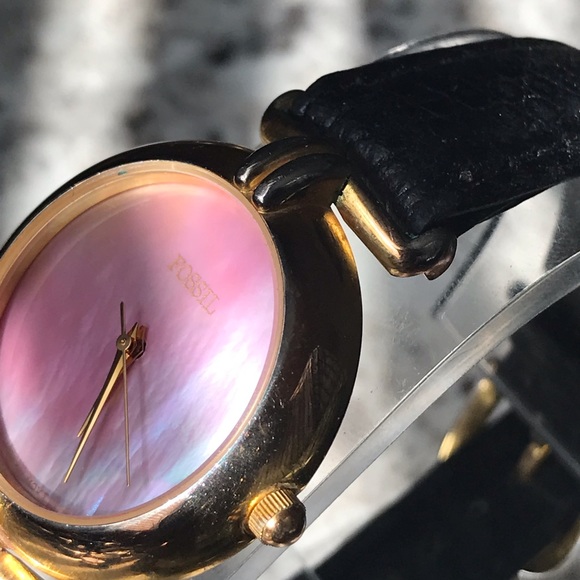 1980’s PINK ABALONE FOSSIL WORLD WATCH main image 5